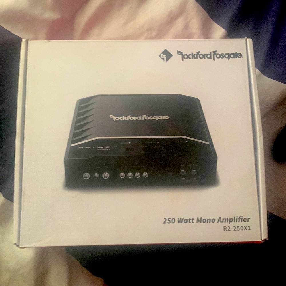 Rockford fosgate 250 watt mono amp